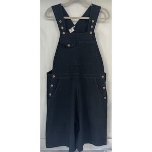 Women's‎ Vintage El Huarache Black Overalls Shorts Size Small